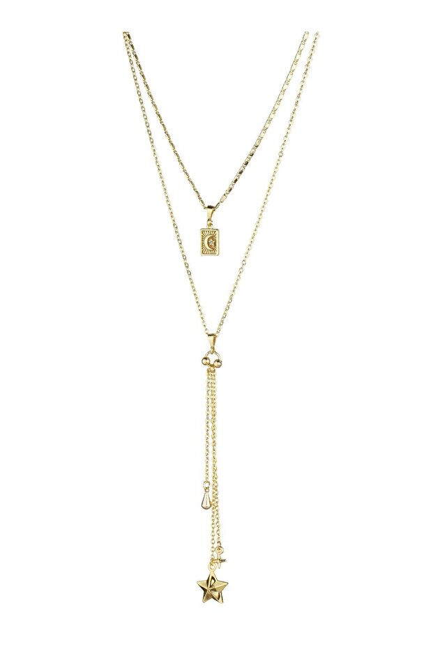 الثنائي مزيج سلسلة قلادة - 3