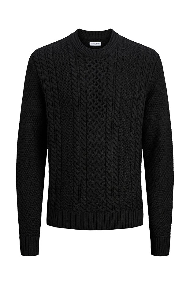 Strickpullover Einfarbig Strickpullover - 2