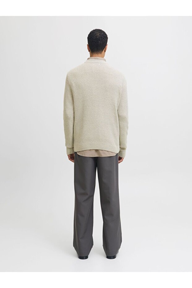 Strickpullover Einfarbig Strickpullover - 3