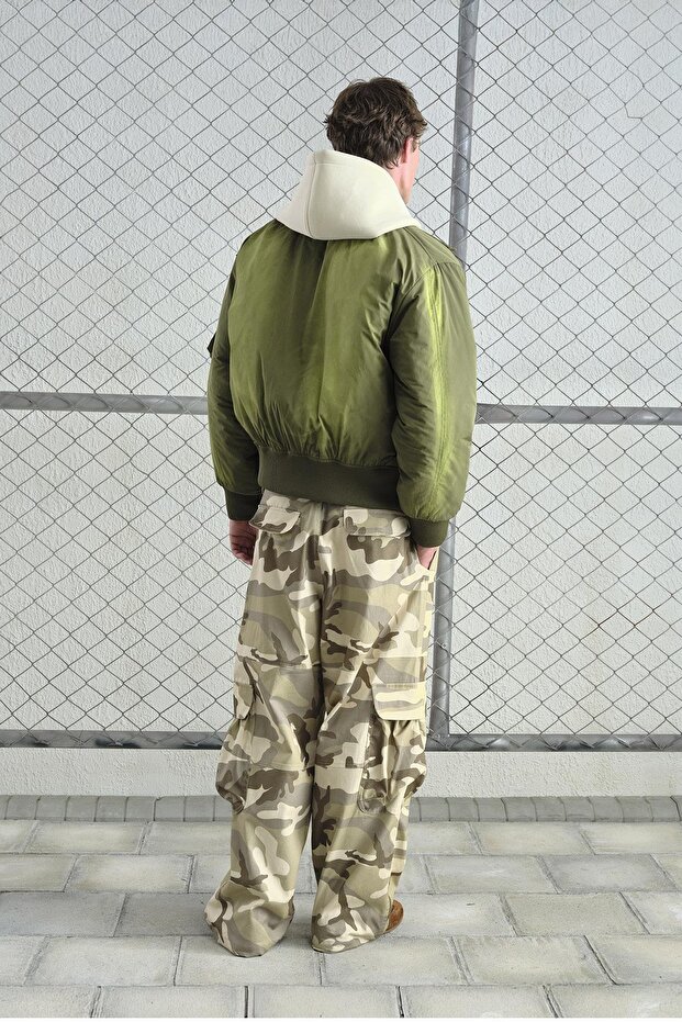 EFEKTLİ BOMBER CEKET - 4