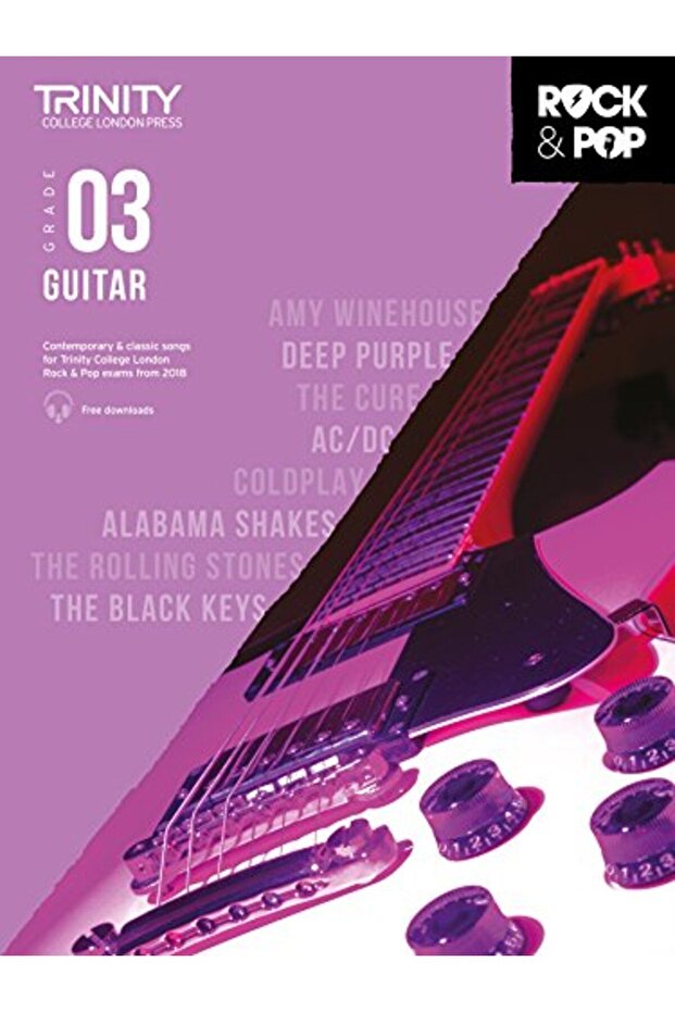 Trinity College London Rock & Pop 2018 Guitar Grade 3