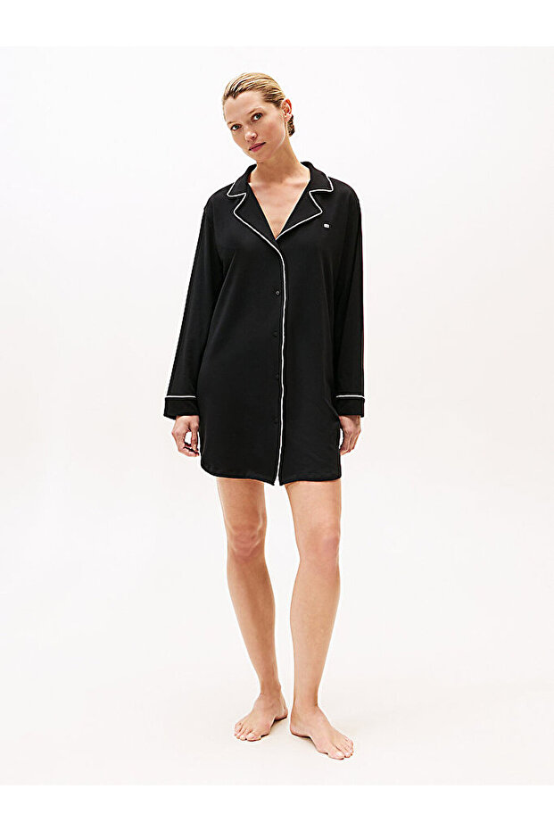 kadın poplin gecelik - 1