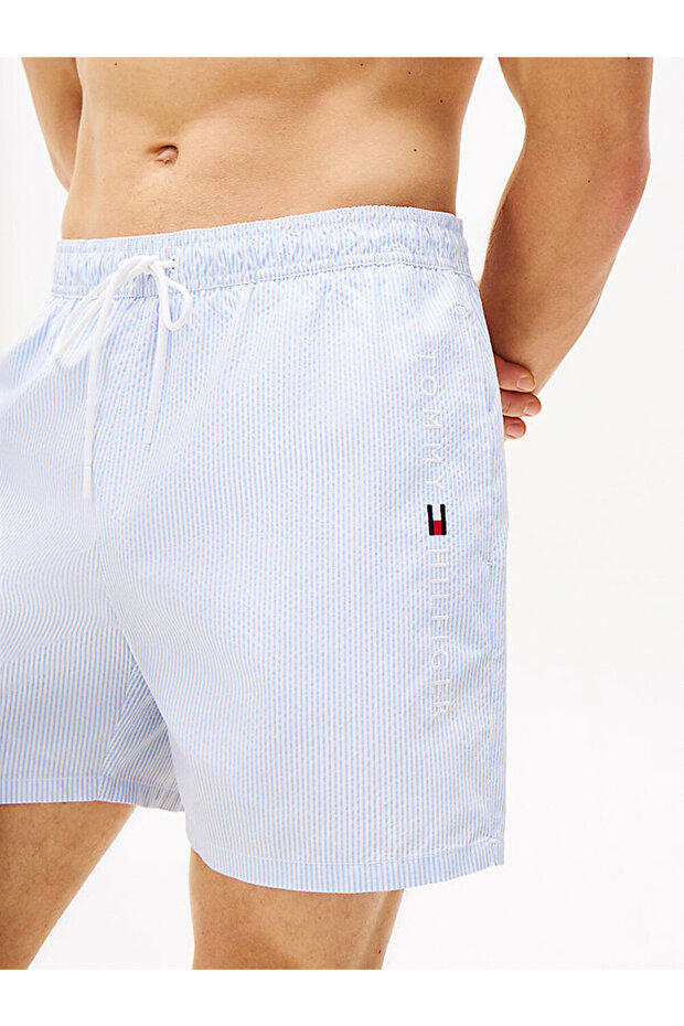 erkek medium drawstring deniz şortu - 3