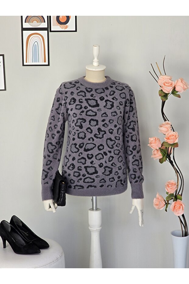 سترة ناعمة بنمط الفهد - 6