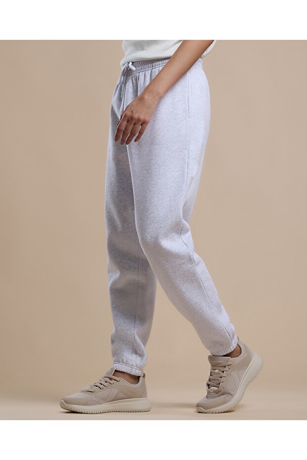 بنطال رياضي سادة مع خصر برباط - 3