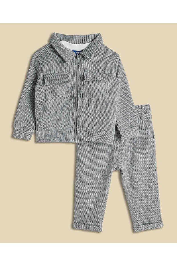 Grey Boy's Grey Boy's Textured Clothing Set
