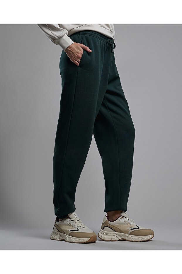 بنطال رياضي سادة مع خصر برباط - 4