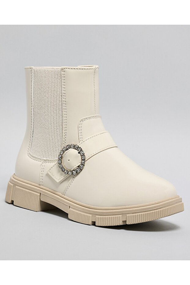 Ivory Girl's Ivory Girl's Solid Chelsea Boots