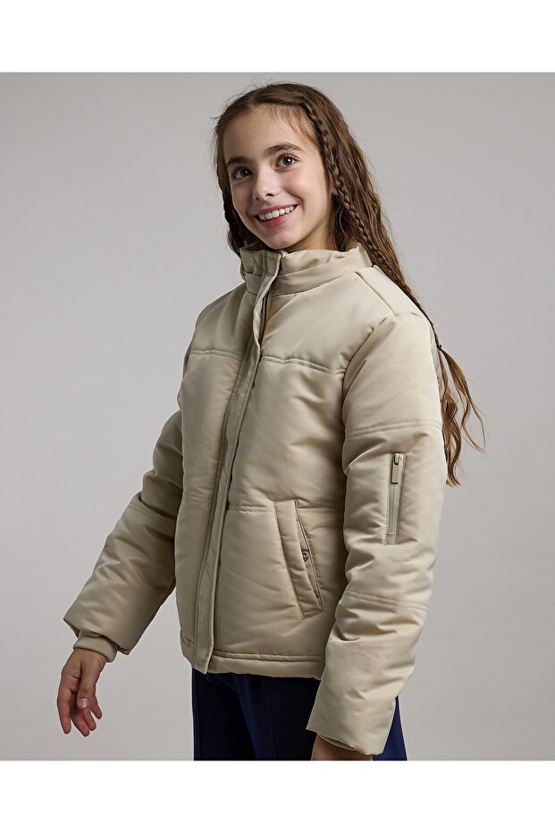 سترة سادة بغطاء رأس وأكمام طويلة - 3