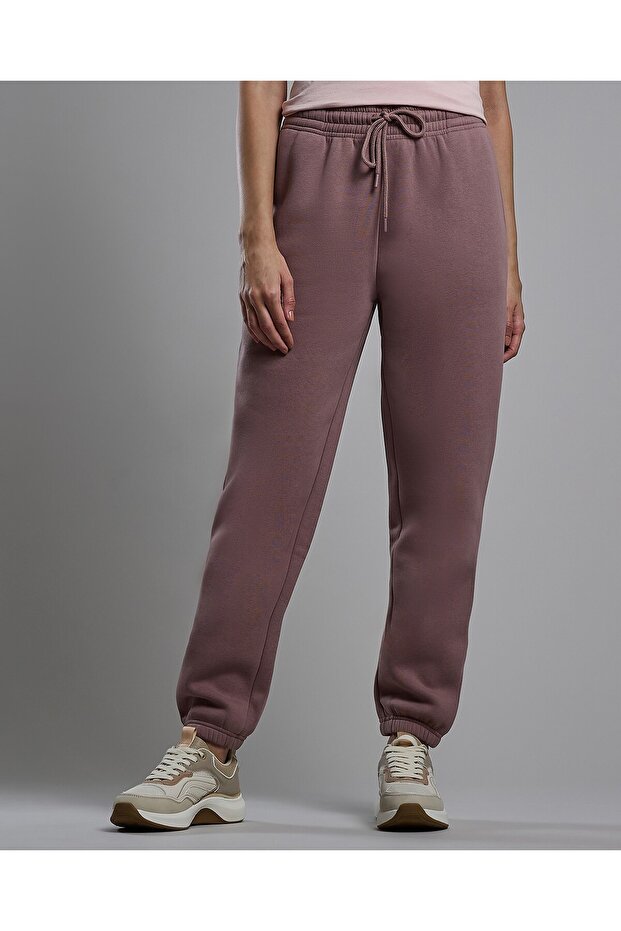 Solid Joggers with Drawstring Waist - 2
