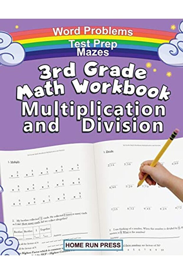 3Rd Grade Math Workbook Multiplication And Division Grade 3 Grade 4 Test Prep Word Problems
