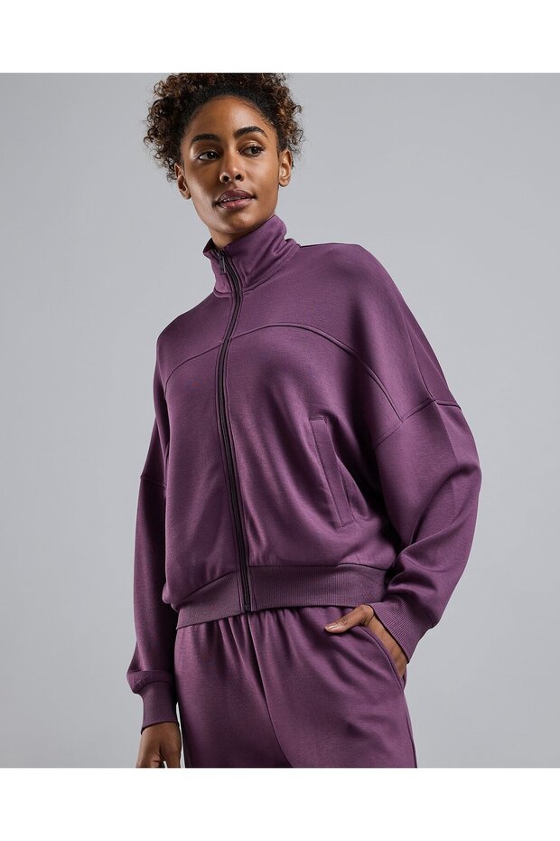 Solid Active Jacket with Zipper Closure - 4