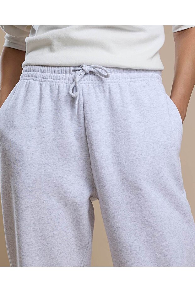 بنطال رياضي سادة مع خصر برباط - 5