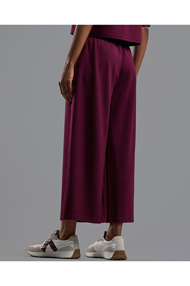 Solid Trackpants with Drawstring Waist - 5