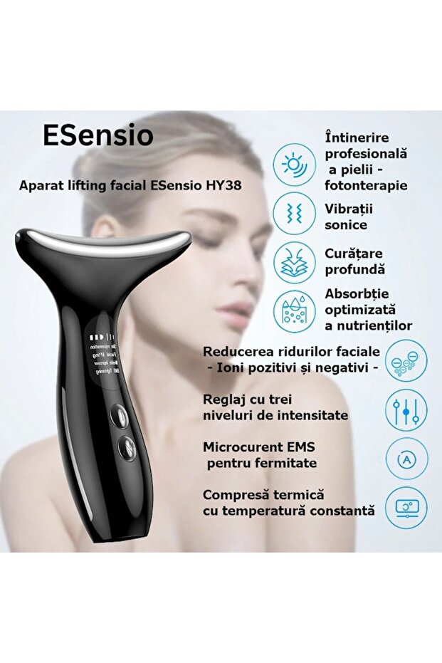 HY38 – 4-in-1 Smart Face Lifting Device with EMS, LED and Sonic Vibration - 2