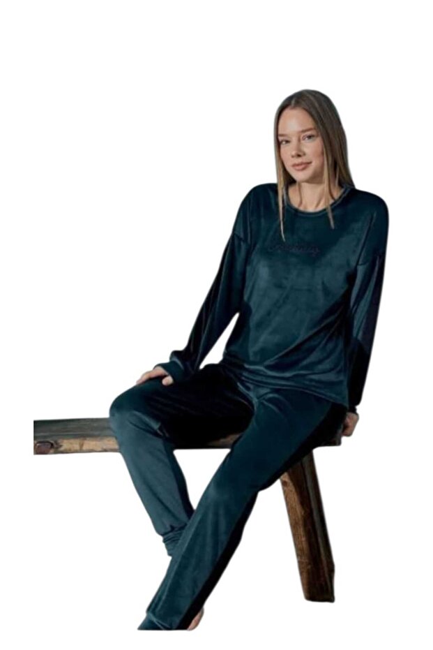 Kadife Pijama Takımı - 2