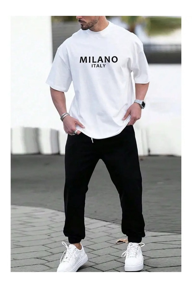 Unisex Printed Oversize Sports Special Design Tracksuit Set