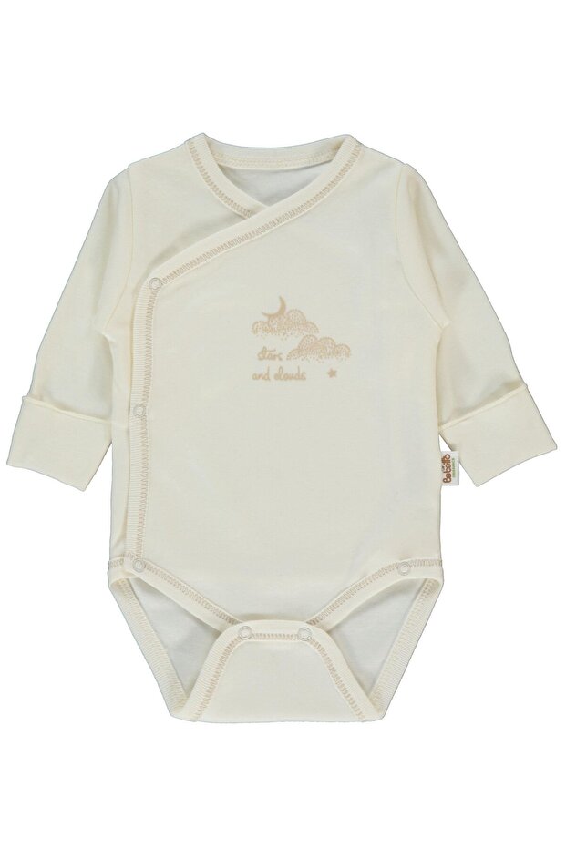 Organic Interlock Double-Breasted Body (Organic Born with Love) Dark Ecru