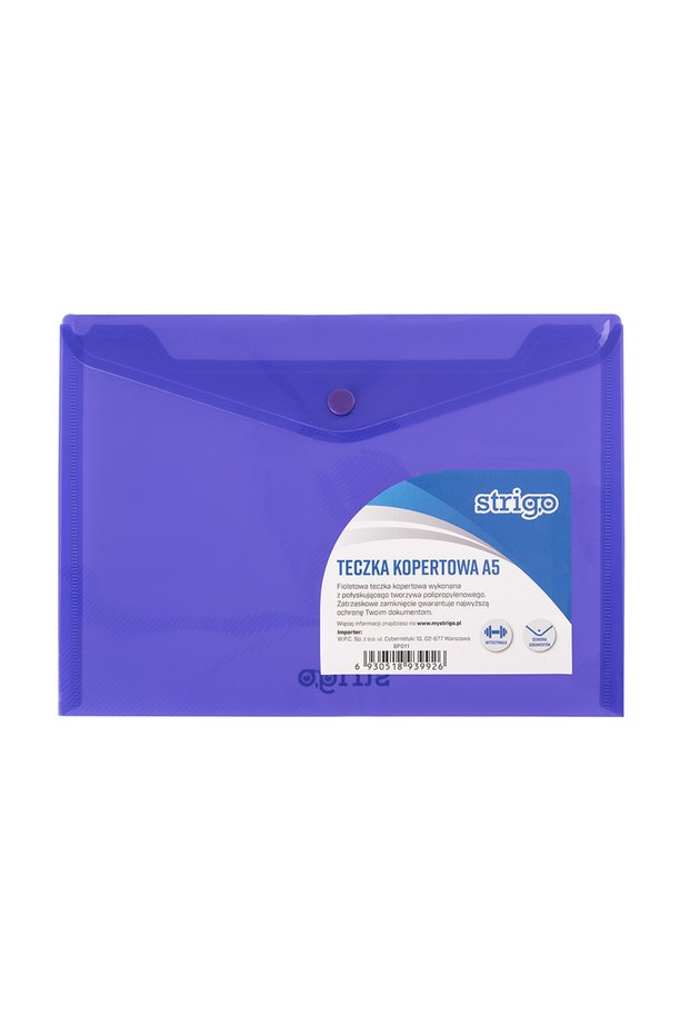 Mapa plic cu capsa PP A5, violet SF011