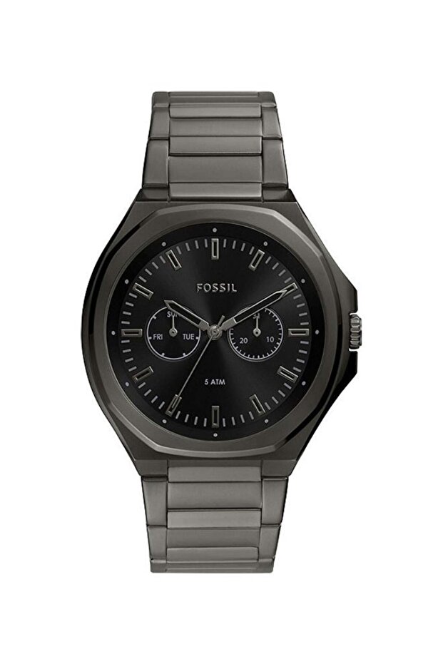 Evanston Multifunction Gunmetal Stainless Steel Men's Watch - BQ2609