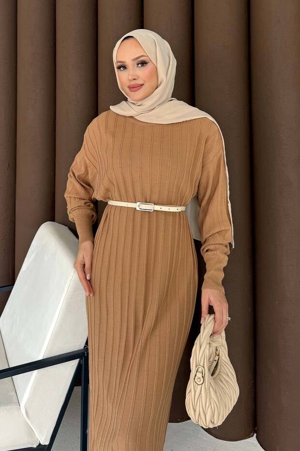 Triko Elbise 70-2404 - 6