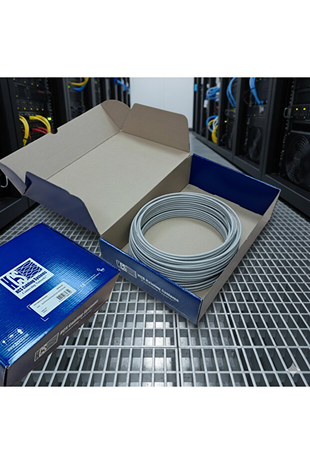 u/utp Cat 6 LS0H Gri Renk Data Kablosu ( H06-00402-DP0 ) - 1