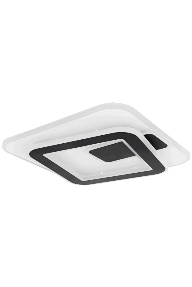LED ceiling light, square shape, dimmer function, night light, memory, warm / cool light... - 4