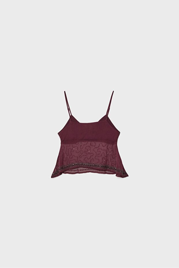 İşlemeli askılı top - 7