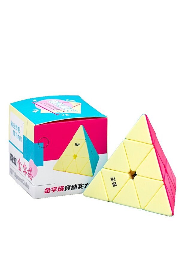Cub Magic 3x3x3, Qi Ming Pyraminx Neon SpeedCube, Stickerless, 420CUB - 2
