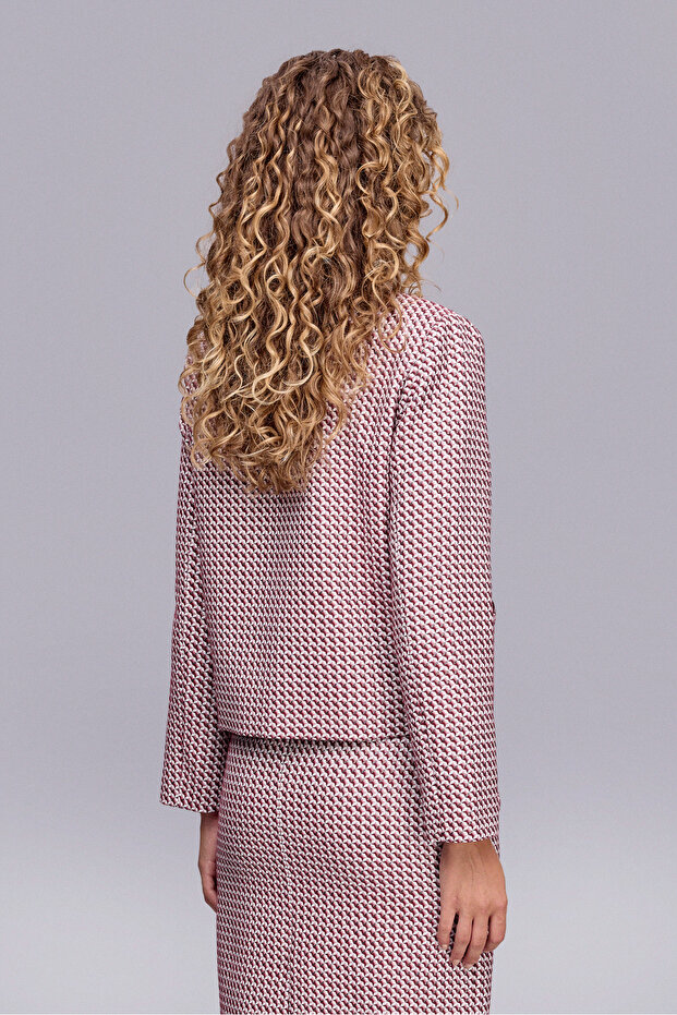 678 جاكيت بنمط هندسي - 4