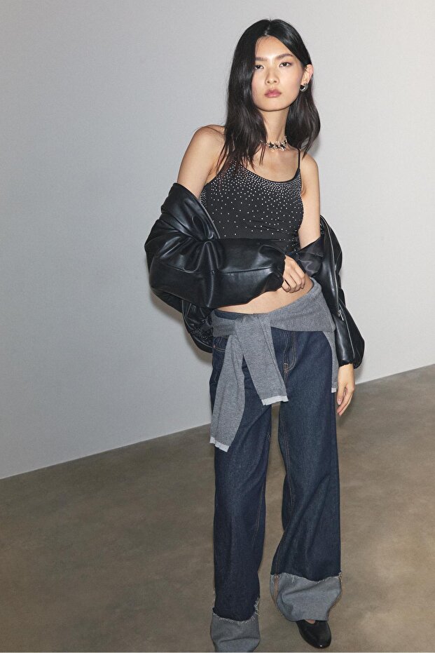 Askılı parlak üst - 1