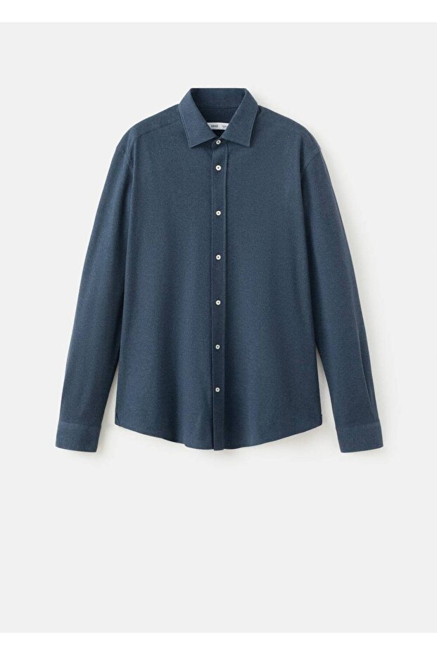 %100 pamuklu slim fit gömlek - 3