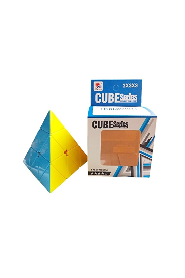 Magic Cube 3x3x3, Pyraminx, Stickerless, 494CUB - 2