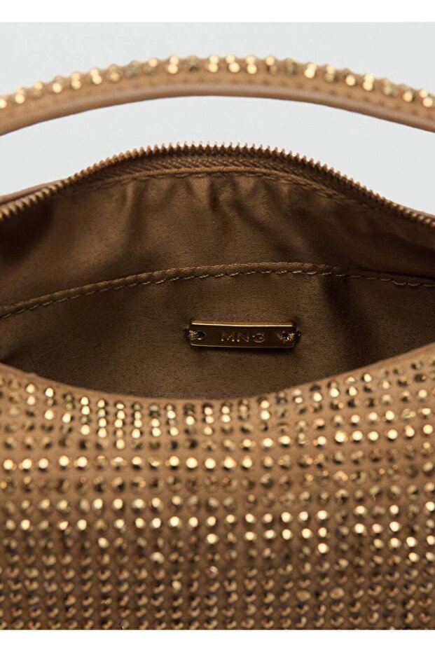 Strass taşlı el çantası - 4