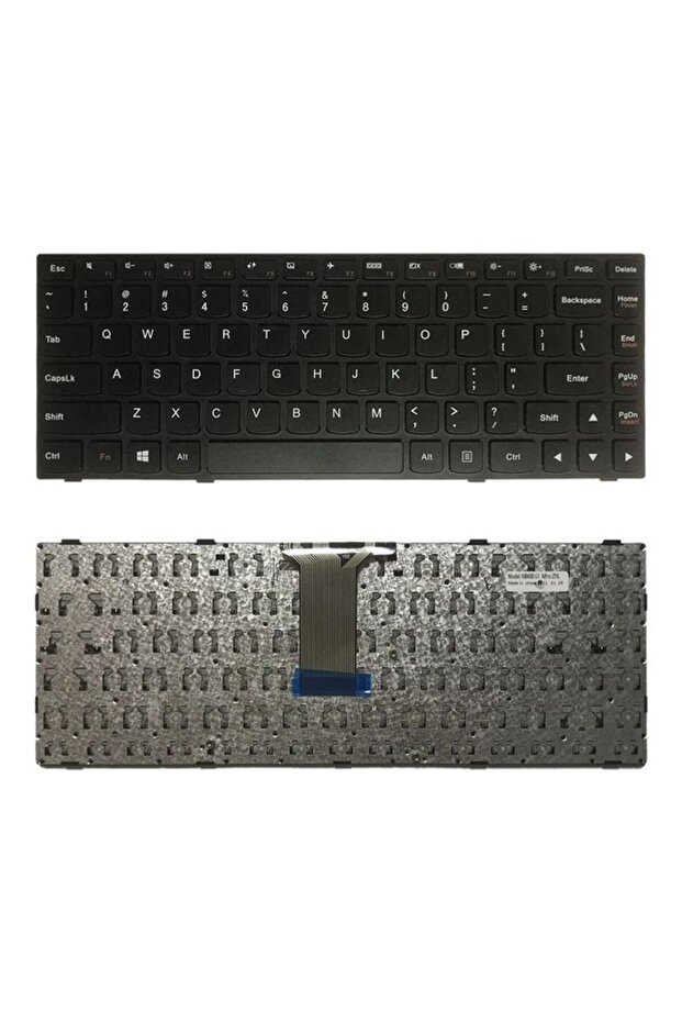 لوحة مفاتيح لأجهزة الكمبيوتر المحمولة Lenovo IdeaPad G40 وG40-30 وG40-45 وG40-70 وG40-75 باللون الأسود