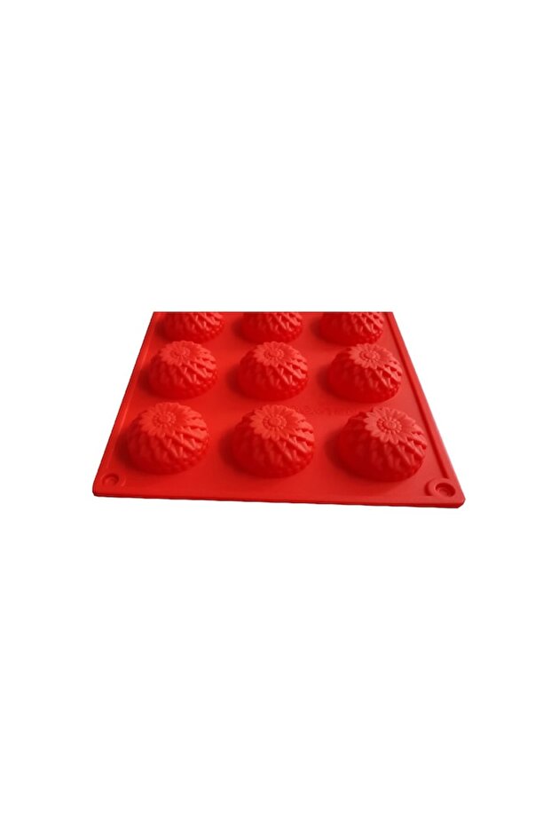 Silicone mold, floral pattern, 18D - 2