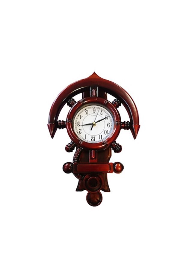 Anchor-shaped wall clock with pendulum (159ED) - 1