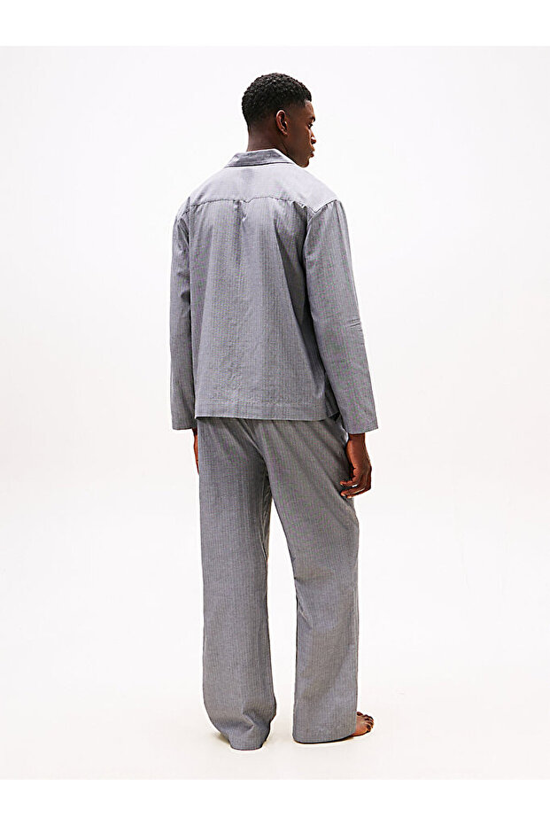 erkek herringbone pijama set - 4