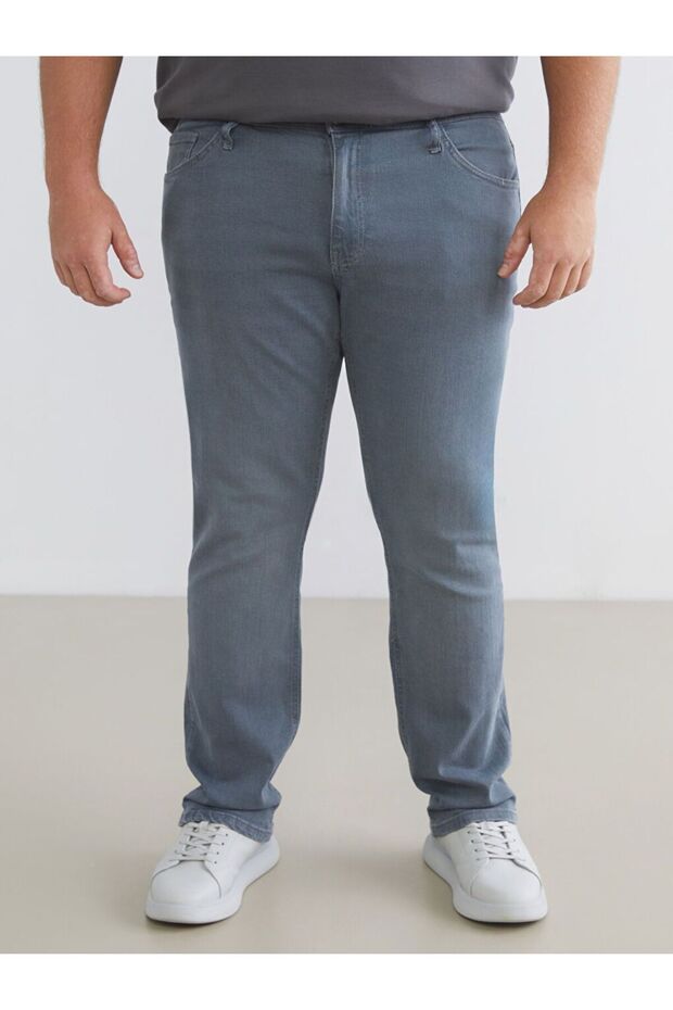 LCW Jeans Büyük Beden 779 Regular Fit Erkek Jean Pantolon - 2