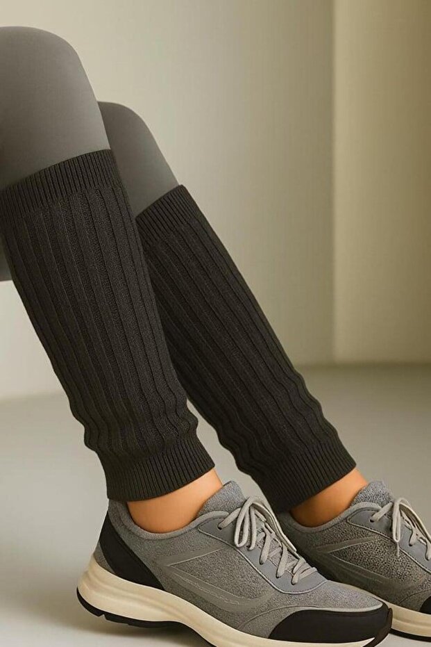 3 Çift Basic Kalın Pamuk Karışımlı Tozluk - 7