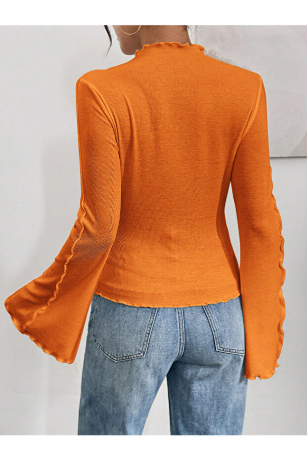 kadın ispanyol kol bluz - 2