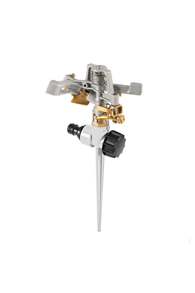 Metal pulsating sprinkler, with stake, 452 sq m, Basic, - 1