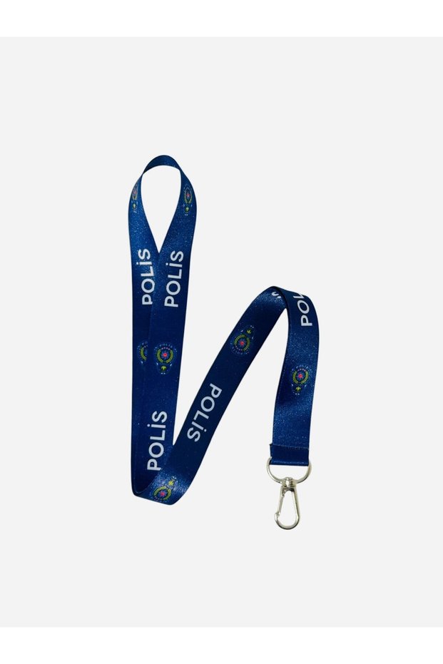 Police Safety Logo Themed Neck Lanyard Card Holder