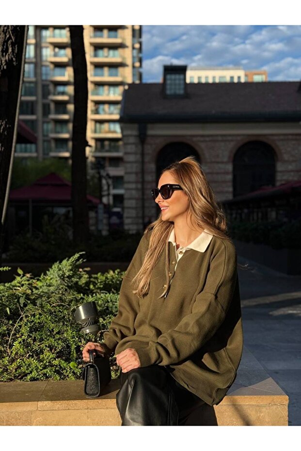 Basic polo yaka triko kazak - 2