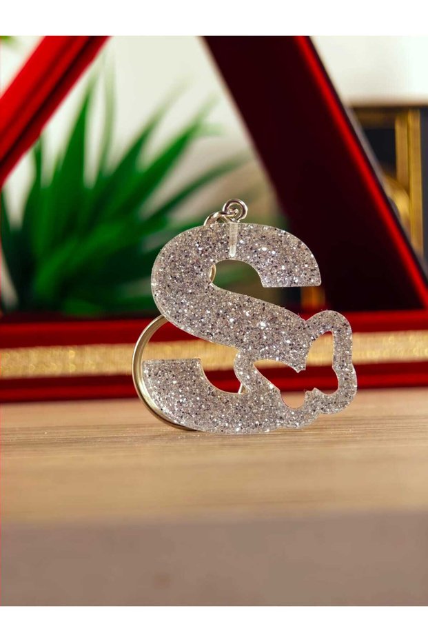 Letter Keychain Model Epoxy Resin Gift Product