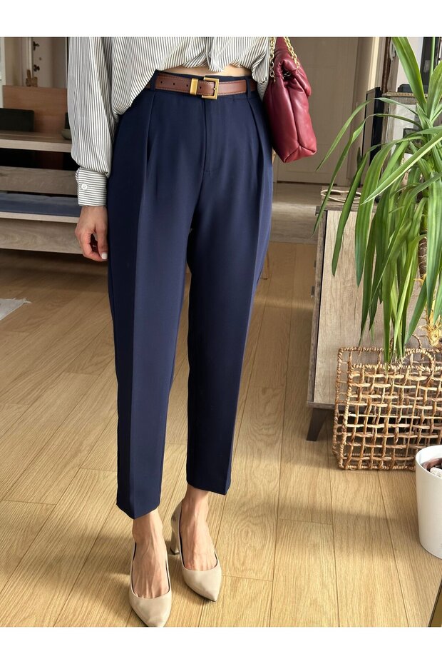 Original Brand Carrot Pants Fabric Trousers