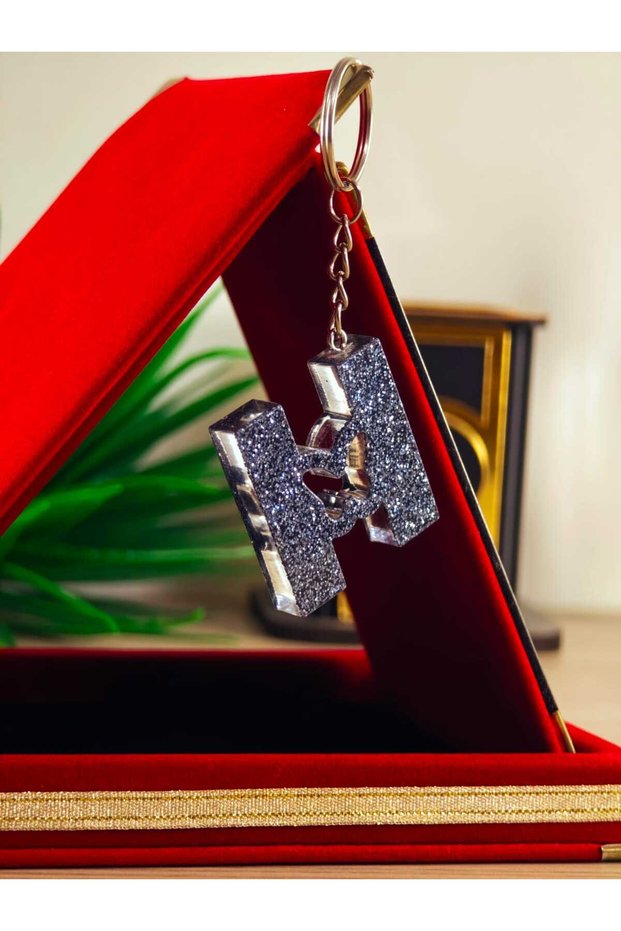 Butterfly Letter Keychain Souvenir Product Epoxy Resin