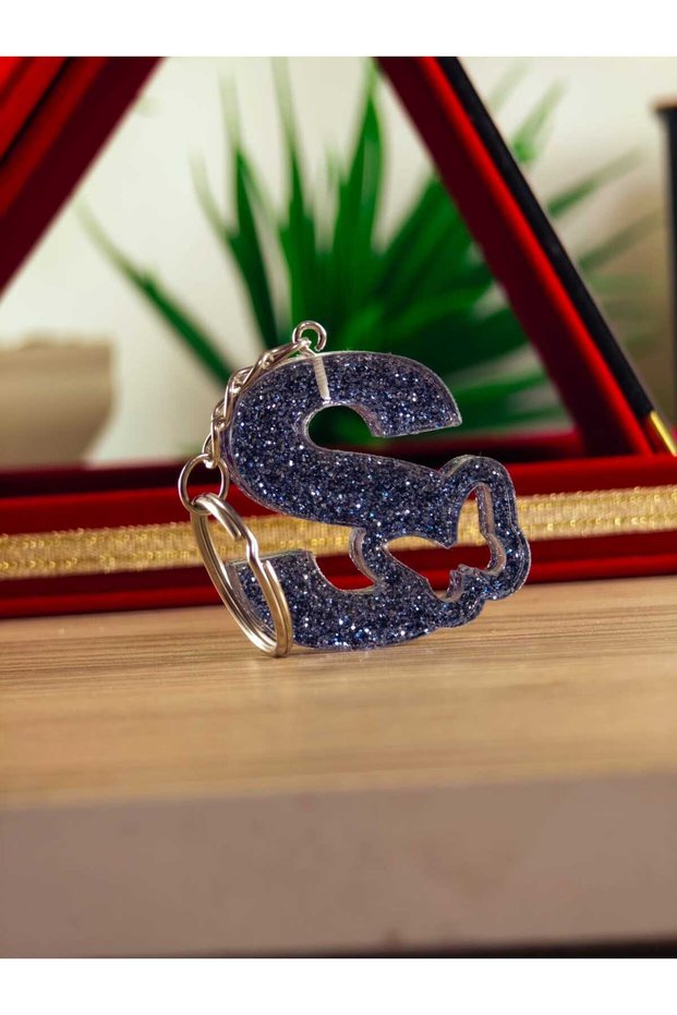 Butterfly Letter Keychain Souvenir Product Epoxy Resin