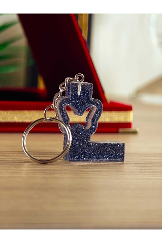 Butterfly Letter Keychain Souvenir Product Epoxy Resin