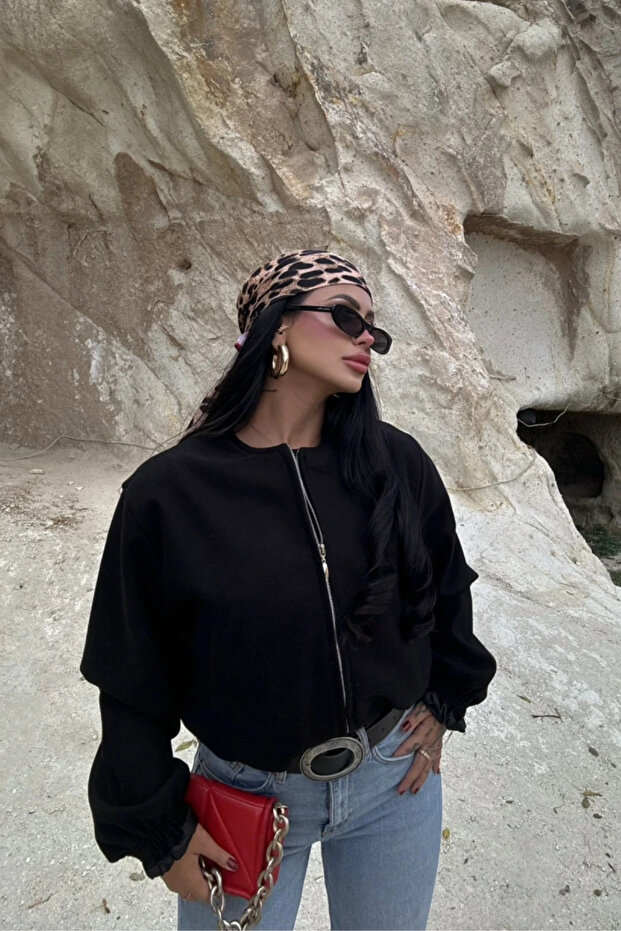 Premium Kaşe Bomber Ceket - 2